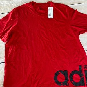 Adidas graphic tee size 2xl red
